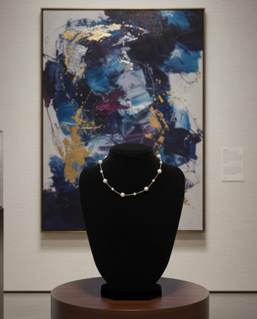 Колие „Златна Ефирност“ 🤍✨